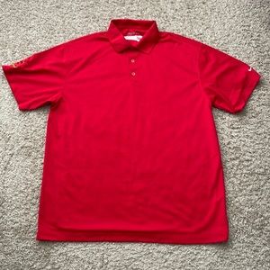 EUC Men’s Nike Dri-Fit Golf Red Trane Classic 10th Anniversary SS Polo Size XXL